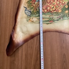 イラン製 (ペルシャ)レザー羊革 インテリア コレクション 中古品