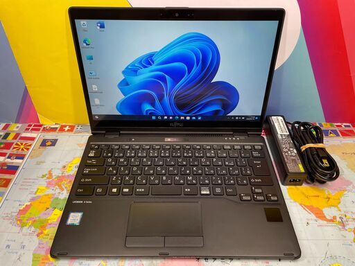JC1253 富士通 ノートPC LIFEBOOK U939X/A LTE タッチパネル 美品 Win11 office2021