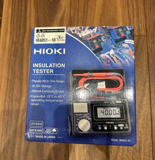 HIOKI　絶縁抵抗計 IR4051-10
