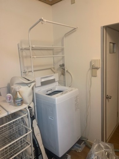 洗濯機上　収納ラック