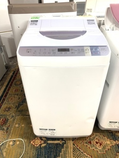 北九州市内配送可能　保証付き　シャープ SHARP ES-TX550-A [たて型洗濯乾燥機(5.5kg) ブルー系]