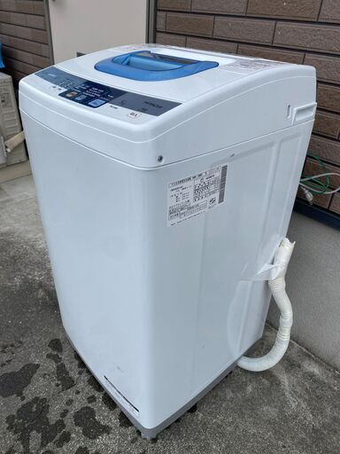 地域限定 送料無料】 HITACHI 全自動 洗濯機 5kg 清掃済み 動作確認 
