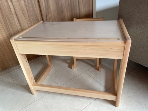IKONIH アイコニー ヒノキの机と椅子 ほぼ未使用 定価55000