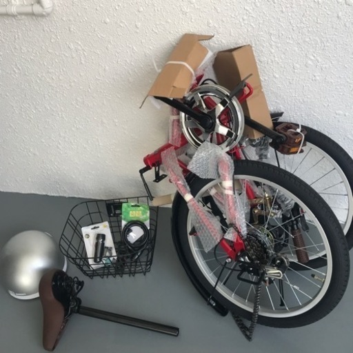 ＊取引中＊新品未使用折りたたみ自転車大人サイズ早いもの勝ち