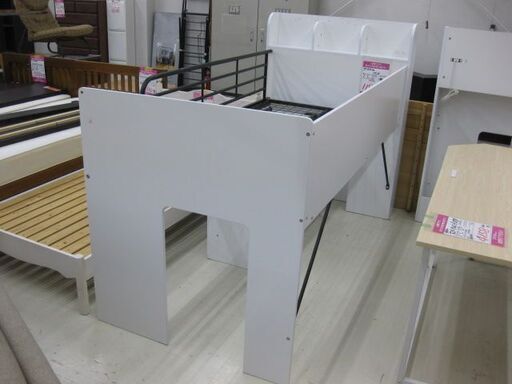 直接取引】 システムベッド ホワイトカラー - ロフトベッド 