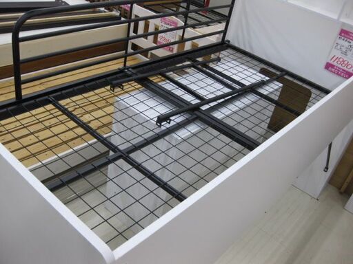 直接取引】 システムベッド ホワイトカラー - ロフトベッド 