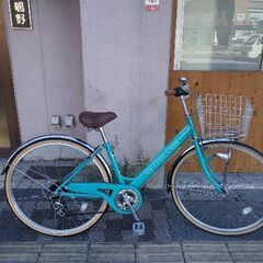 26インチ 子供用自転車 水色 【要ギア調整】ブルー系 DACCARAT CRUZE