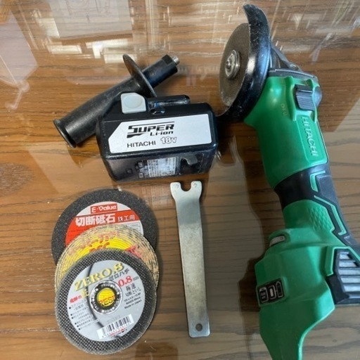 日立工機 ハイコーキ グラインダー18V 本体バッテリー込み