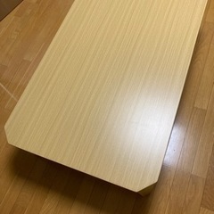 【取引中】ニトリ　折りたたみテーブルカムオン 120 LBR