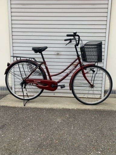 ☆前後タイヤ新品☆ 26型 6S LEDオートライト軽快車 防犯登録料込価格︎‼︎