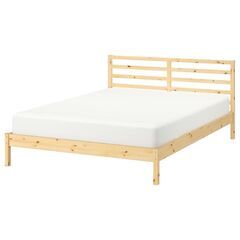 IKEA ダブルベッド ベッドフレーム＋マットレス 無料