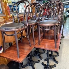 イステーブルセット11脚　中古品　飲食店
