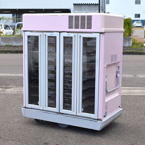 【ヤ取終了9/12】≪yt1072ジ≫ ホシザキ 温冷配膳車 MSC-32PSE3 手動式 三相200V 配膳カート/保温/保冷 簡易動作確認済/現状品 51113-06