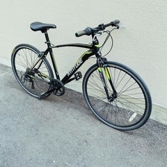 (決まりました)中古自転車完成！アルミフレームのクロスバイク。後ろタイヤやワイヤー類新品デス！