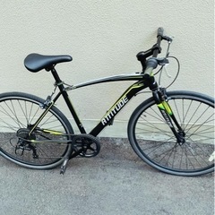 (決まりました)中古自転車完成！アルミフレームのクロスバイク。後ろタイヤやワイヤー類新品デス！