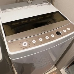【取引中】Haier 全自動 洗濯機 6kg JW-C60C (W)