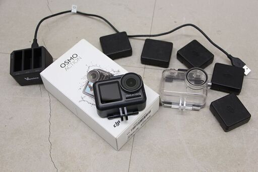 DJI Osmo Action AC001 アクションカメラ ウェアラブルカメラ 互換バッテリー複数 (P1726syxY)