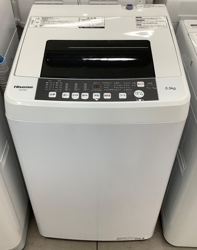 Hisense 全自動洗濯機 HW-T55C 2019年製