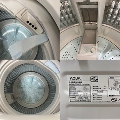 I712 ? ガラストップデザイン♪ AQUA 洗濯機 （5.0㎏）⭐ 動作確認済 ⭐
