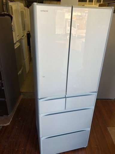 福岡市内配送無料　R-F48M1-XS 冷蔵庫 クリスタルシルバー [6ドア /観音開きタイプ /475L]
