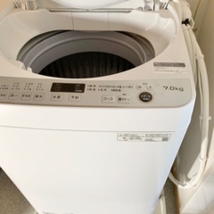 【引渡日変更】洗濯機　シャープ　2022年9月購入