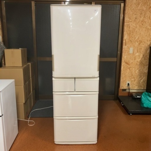 シャープ 冷蔵庫 SJ-PW42A-W