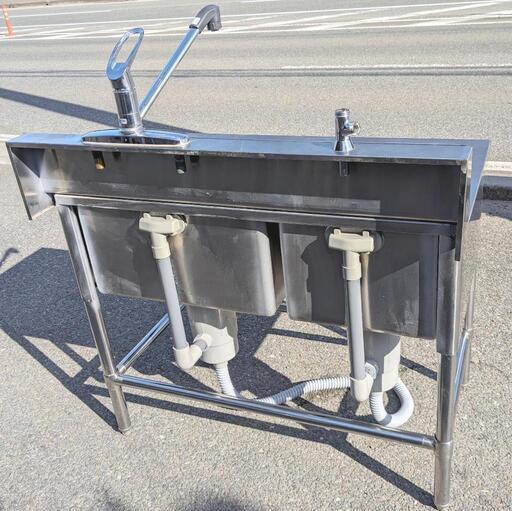 ⭐︎中古品 2槽シンク 990×600×800mm 厨房用品⭐︎