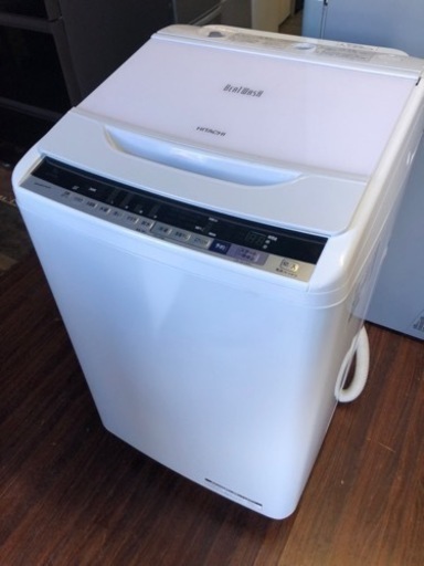 福岡市内配送設置無料 日立 全自動洗濯機 ビートウォッシュ 8kg  