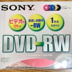 最終売り尽くし　ソニー　DVD-RW 5枚パック
