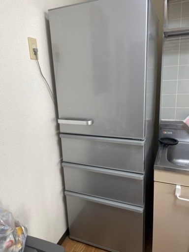 【値下げしました】AQUA アクア　2018年製　冷蔵庫　355L ノンフロン冷凍冷蔵庫