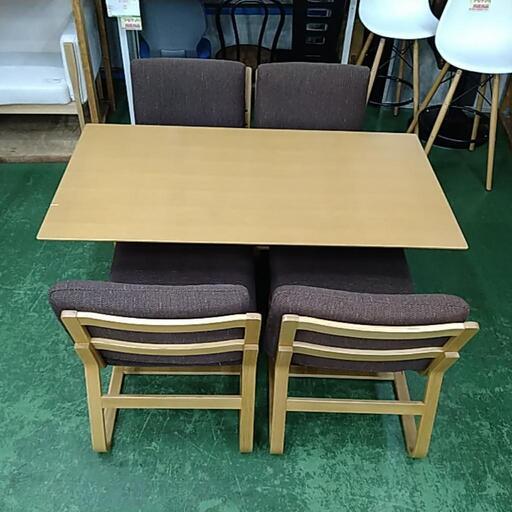無印良品　ダイニング5点セット　150×80×60