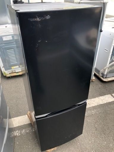 福岡市内配送無料　2021年式　東芝 TOSHIBA GR-V15BS（K） [冷蔵庫 VEGETA（ベジータ） BSシリーズ　前面傷あたりあり