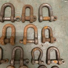 シャックル WLL 長シャコ 0.25t~1.5t まとめ売り 45個