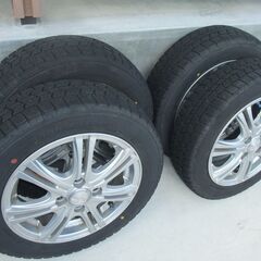 スタッドレスタイヤ・ホイールセット　155/65R14  GOOD YEAR　ICE-NAVI7