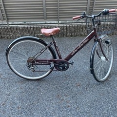 お話し中　ジャンク扱いでお願いします。シティサイクル　自転車　2...