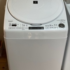 送料・設置込み可　洗濯乾燥機　8kg/4.5kg SHAR…