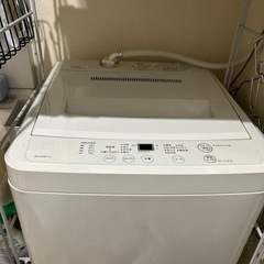 【本日引き取りをお願いします】無印良品　洗濯機　6kg