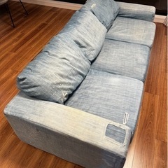 journal standard Furniture | FRANKLIN SOFA 3P Damage DENIM フランクリンソファ3P ダメージデニム