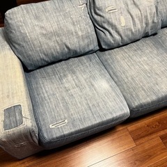journal standard Furniture | FRANKLIN SOFA 3P Damage DENIM フランクリンソファ3P ダメージデニム
