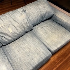 journal standard Furniture | FRANKLIN SOFA 3P Damage DENIM フランクリンソファ3P ダメージデニム