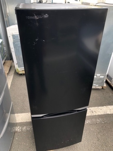 福岡市内配送無料　2021年式　東芝 TOSHIBA GR-V15BS（K） [冷蔵庫 VEGETA（ベジータ） BSシリーズ　前面傷あたりあり