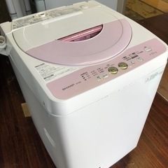 福岡市内配送設置無料　4.5kg 全自動洗濯機 ES-G4E2-P ピンク系 一人暮らし 単身用