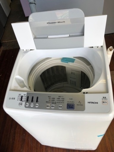 福岡市内配送設置無料 日立 全自動洗濯機 シャワー浸透洗浄 白い約束  