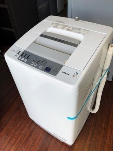 福岡市内配送設置無料　日立 全自動洗濯機 シャワー浸透洗浄 白い約束 7kg NW-R703