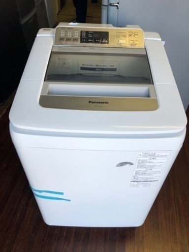 福岡市内配送設置無料　パナソニック Panasonic NA-FA80H1-N [全自動洗濯機（8kg）シャンパン]