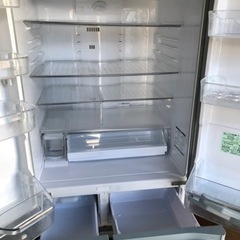 福岡市内配送無料 R-F48M1-XS 冷蔵庫 クリスタルシルバー [6ドア 