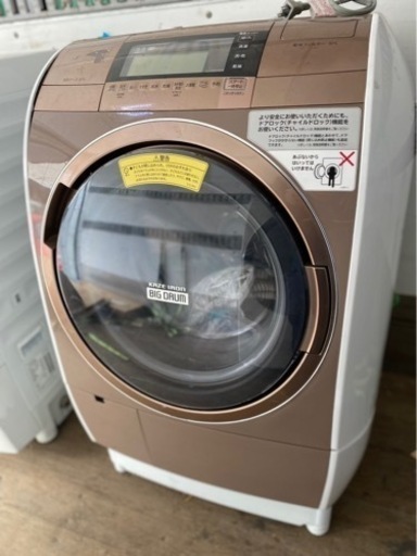 福岡市内配送設置無料　HITACHI(日立)の11.0kgドラム式洗濯乾燥機「BD-V110E3R