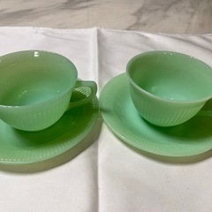 Fire king ティーセット