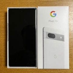 Google pixel7a SIMフリー 128GB 新品未使用！