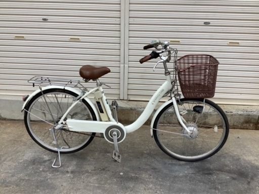 273 サンヨー電動アシスト自転車ENELOOP bike 24インチ　ホワイトアルミ